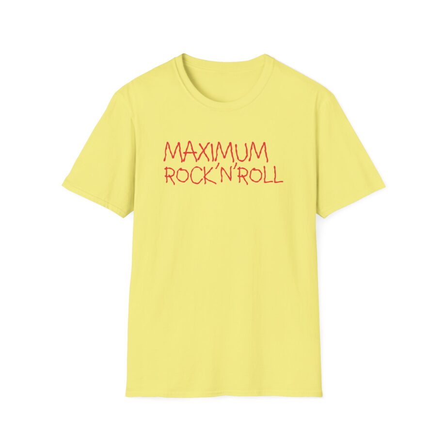 Primal Scream Maximum Rock'n'roll Unisex Softstyle T-Shirt