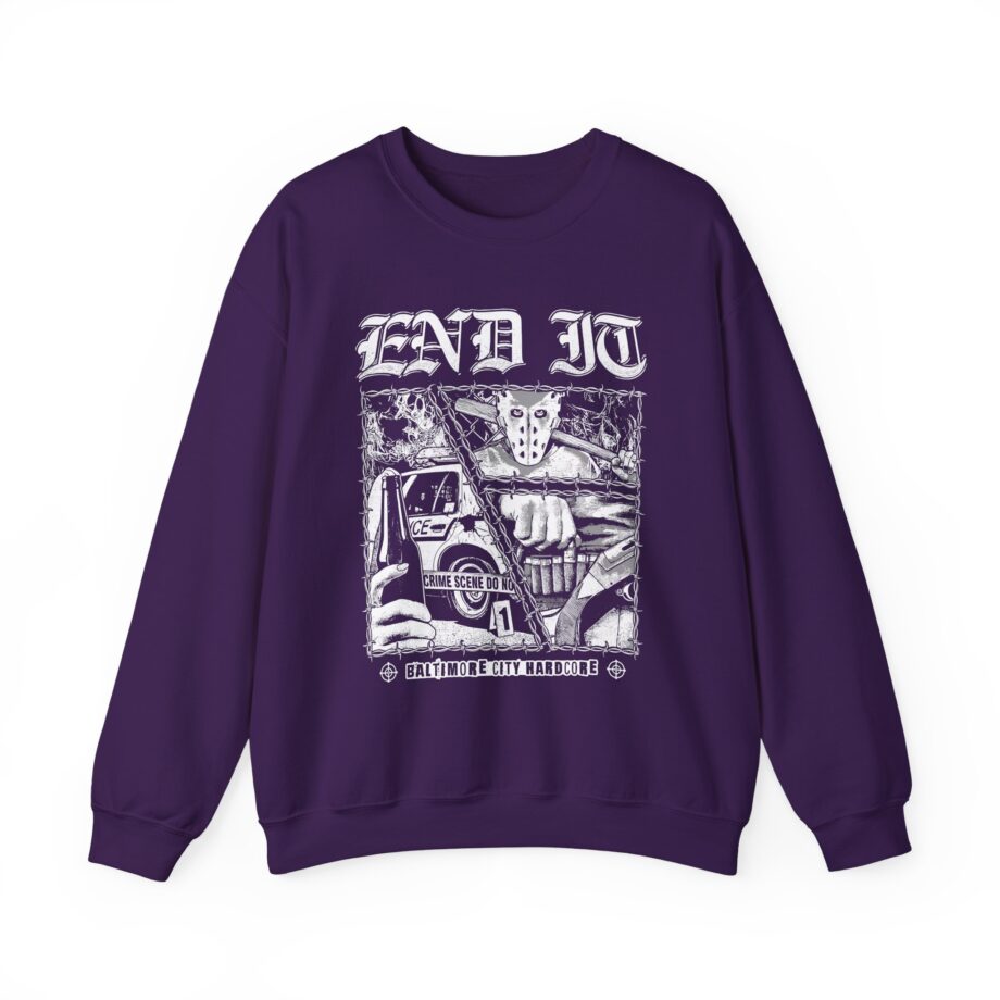 End It Crime Scene Unisex Heavy Blend™ Crewneck Sweatshirt