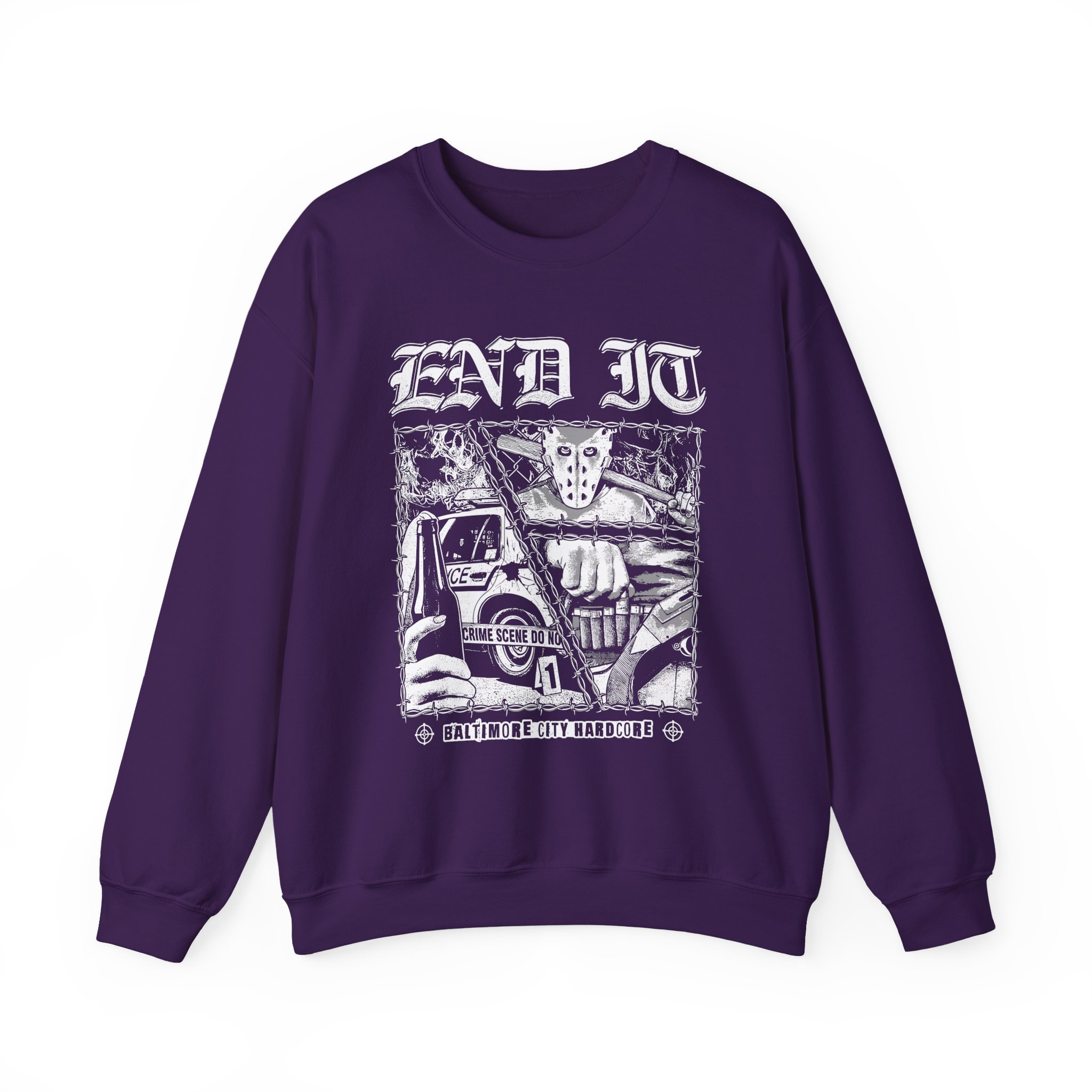 End It Crime Scene Unisex Heavy Blendâ„¢ Crewneck Sweatshirt