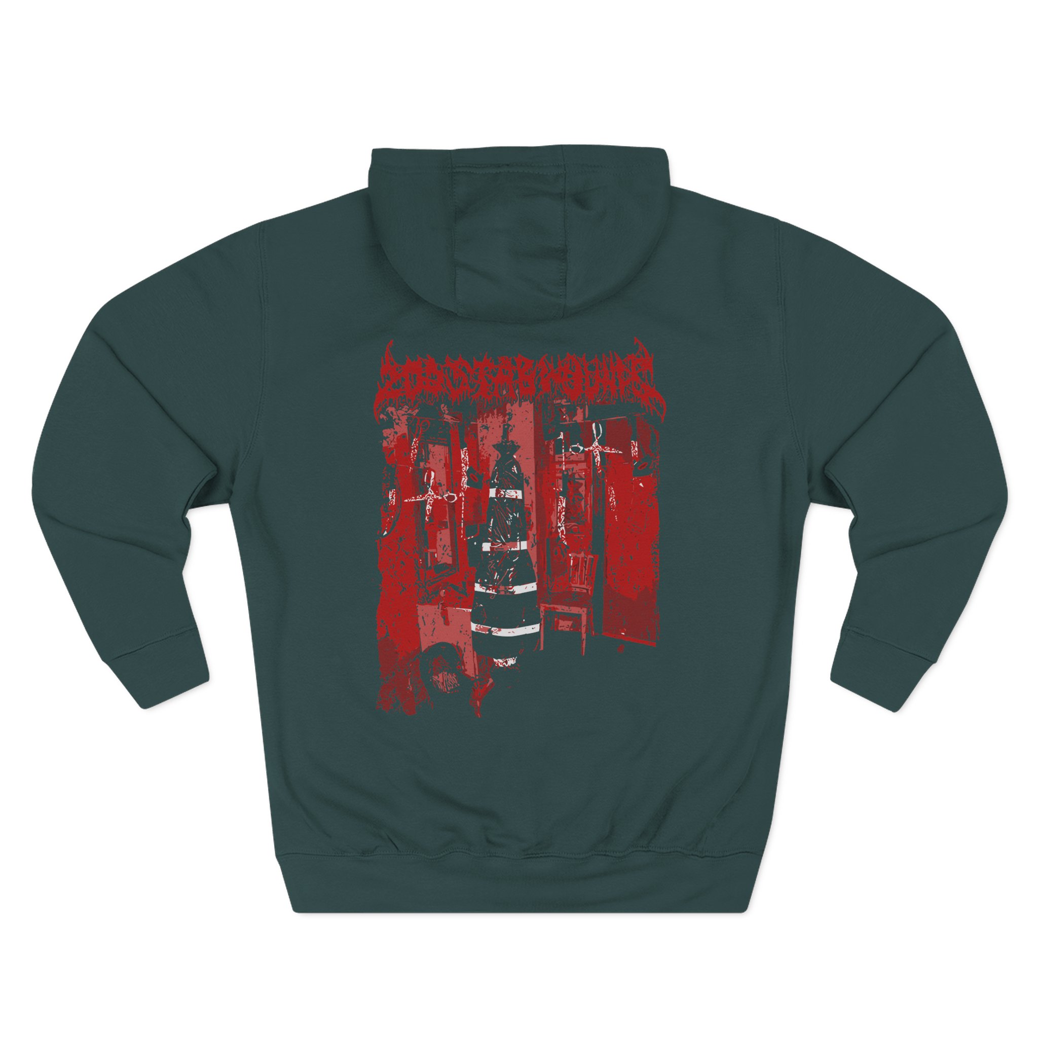 200 Stab Wounds Manual Manic Procedures Three-Panel Fleece Hoodie