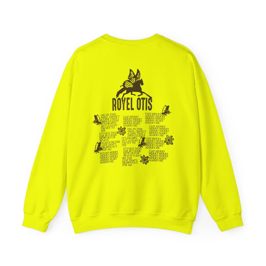 Royel Otis Mary Marry Me Faded Powder Unisex Heavy Blend™ Crewneck Sweatshirt