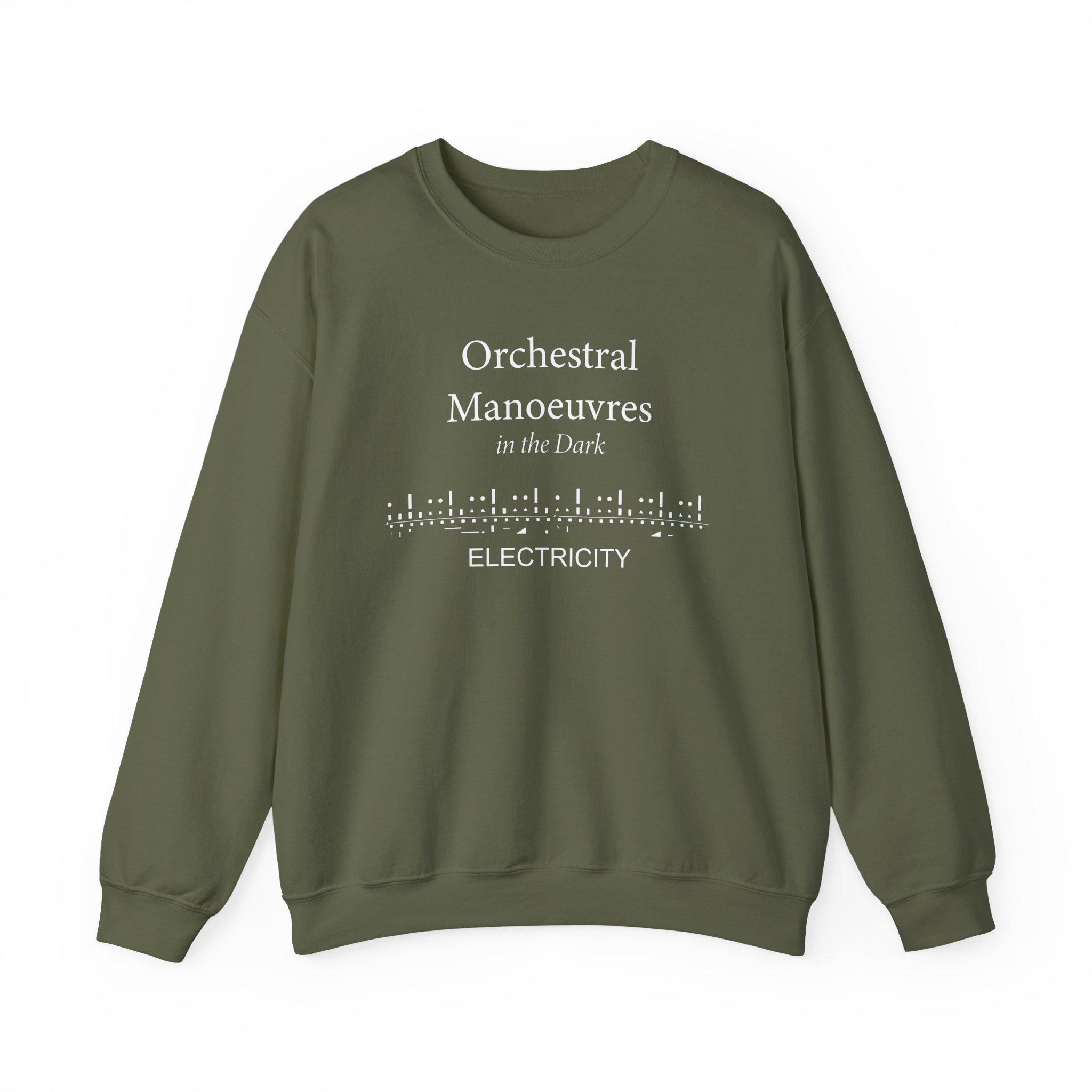Omd Electricity Unisex Heavy Blendâ„¢ Crewneck Sweatshirt