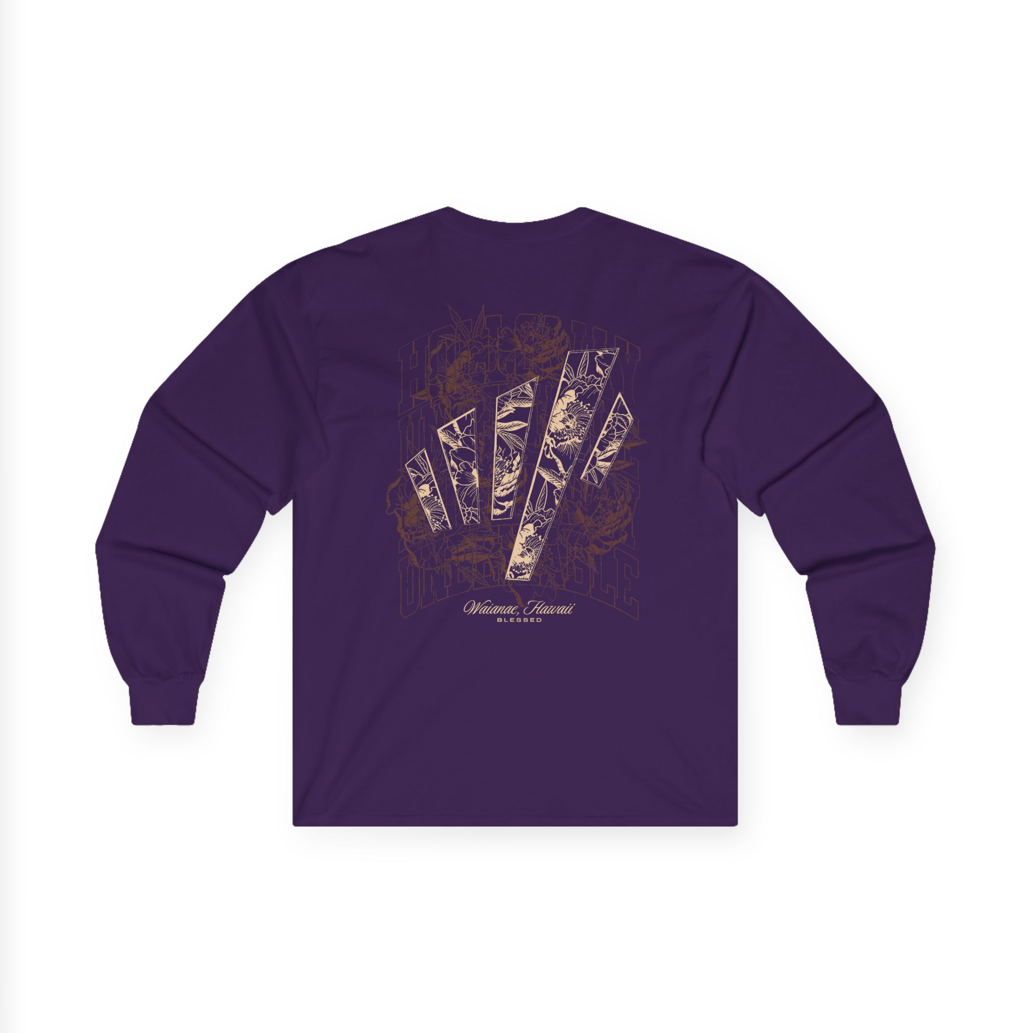 Max Holloway Undeniable Burgundy Unisex Ultra Cotton Long Sleeve Tee