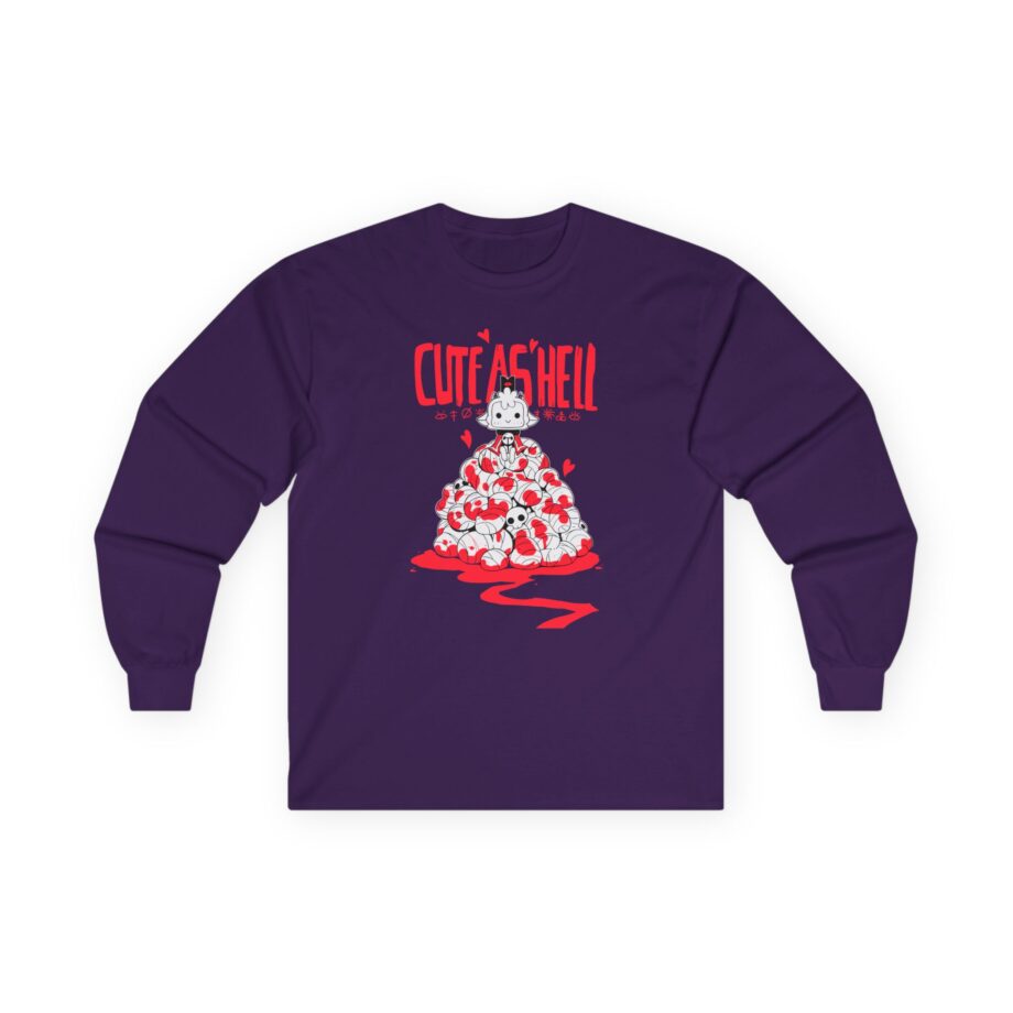 Cult of the Lamb Cute as Hell Unisex Ultra Cotton Long Sleeve Tee