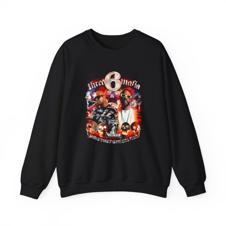 Three 6 Mafia Side 2 Side Unisex Heavy Blend™ Crewneck Sweatshirt