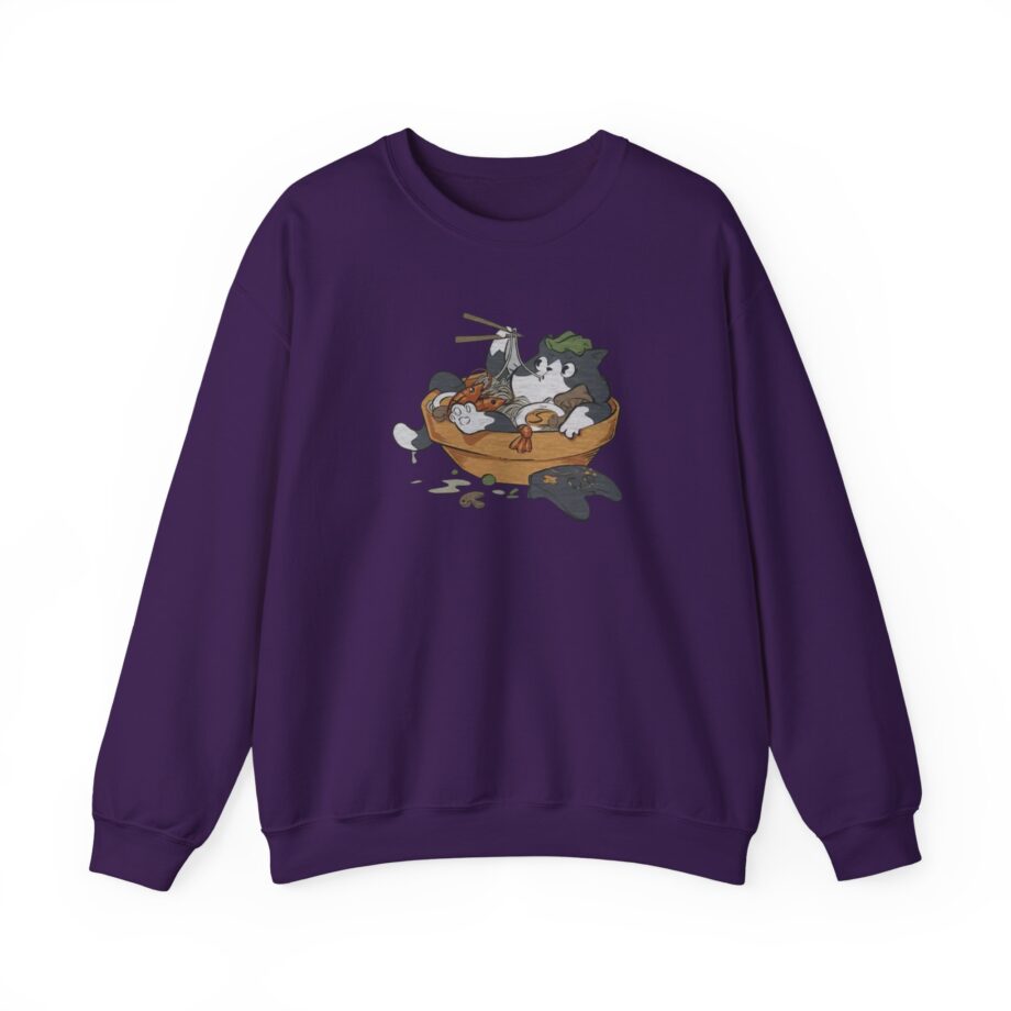 Lirik Ramen Cat Unisex Heavy Blend™ Crewneck Sweatshirt