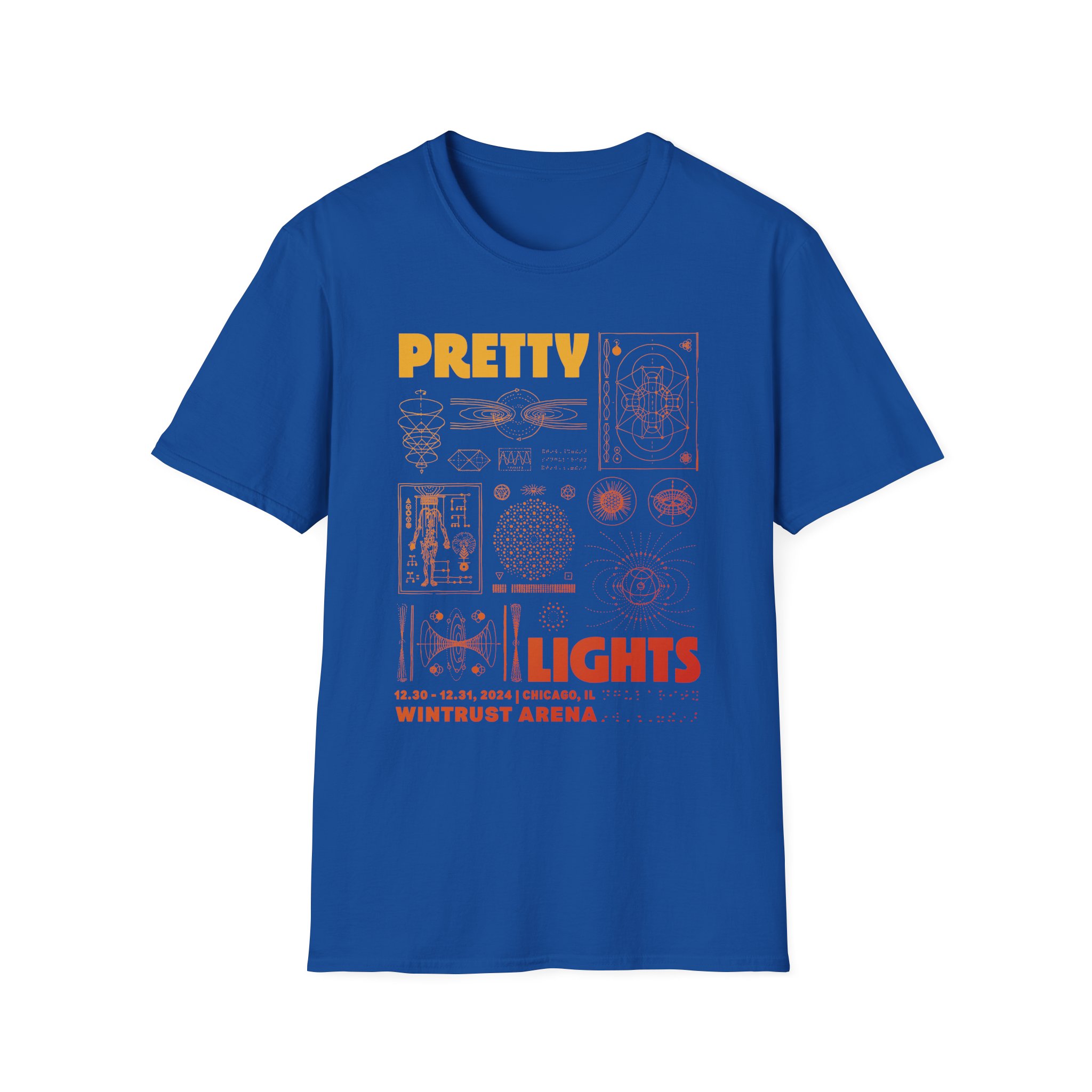 Pretty Lights Lucid Livestream @ Wintrust Arena Unisex Softstyle T-Shirt