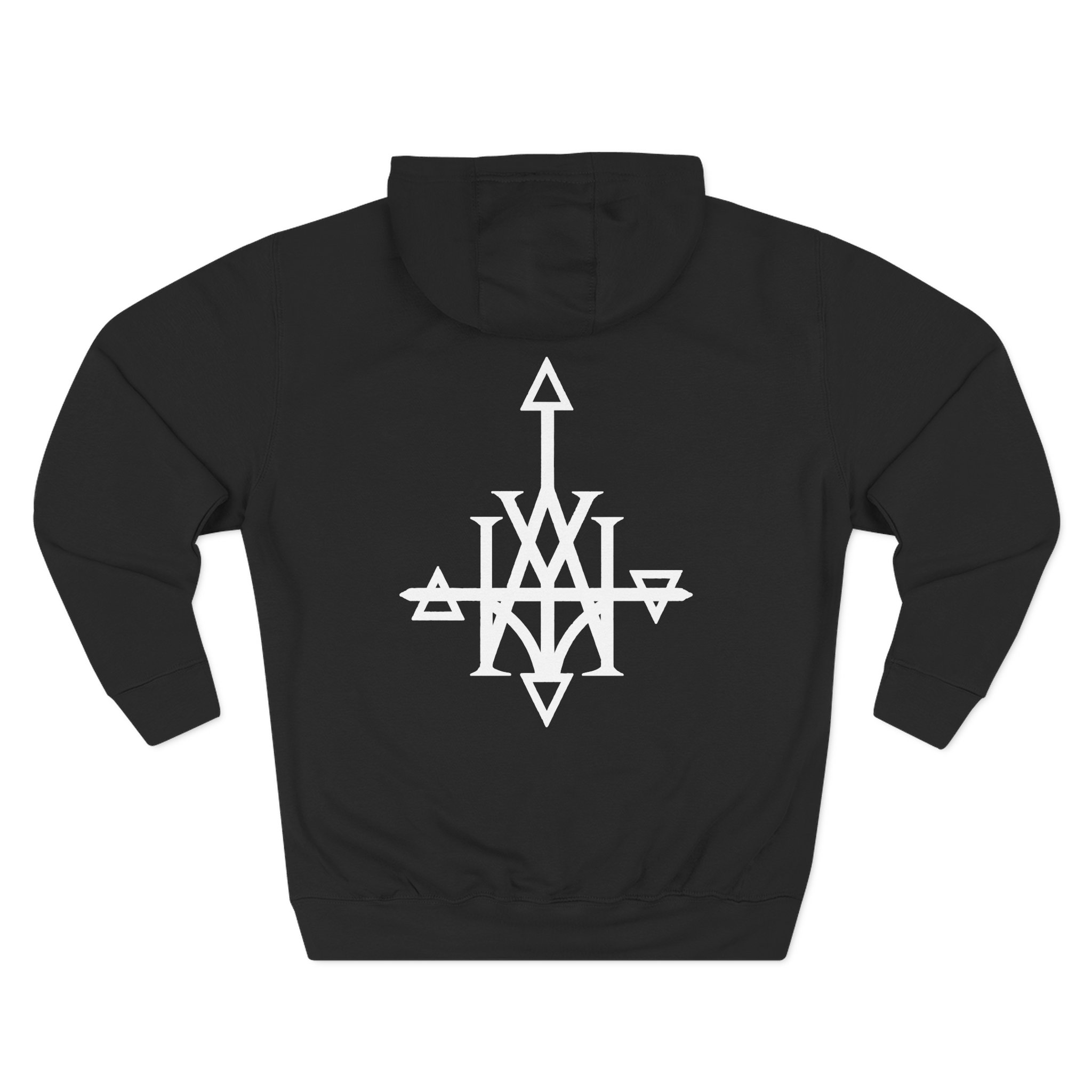 All Hail the Yeti Logo Three-Panel Fleece Hoodie