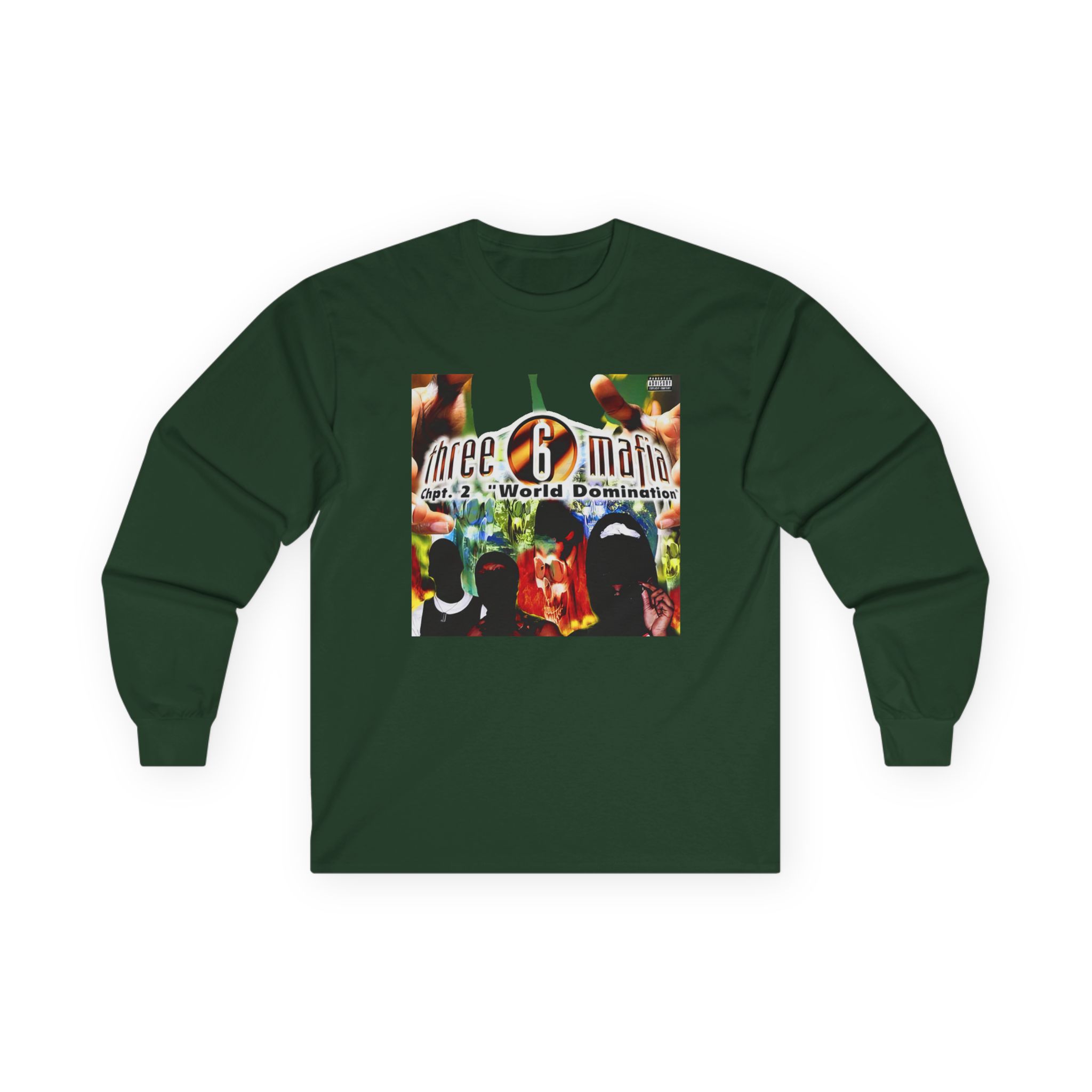 Three 6 Mafia Cover WD Unisex Ultra Cotton Long Sleeve Tee