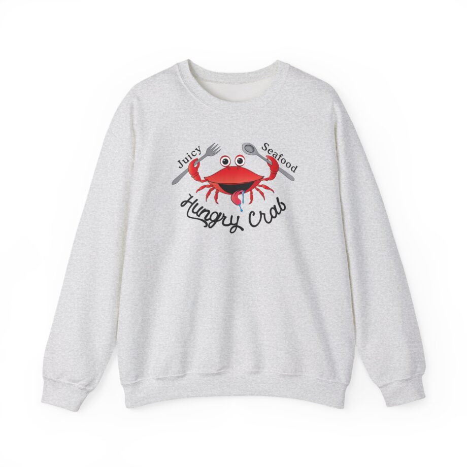 Hungry Box Hungry Crab Juicy Seafood Unisex Heavy Blend™ Crewneck Sweatshirt