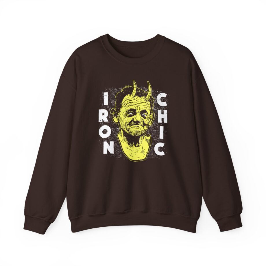 Iron Chic Devilman Unisex Heavy Blend Crewneck Sweatshirt