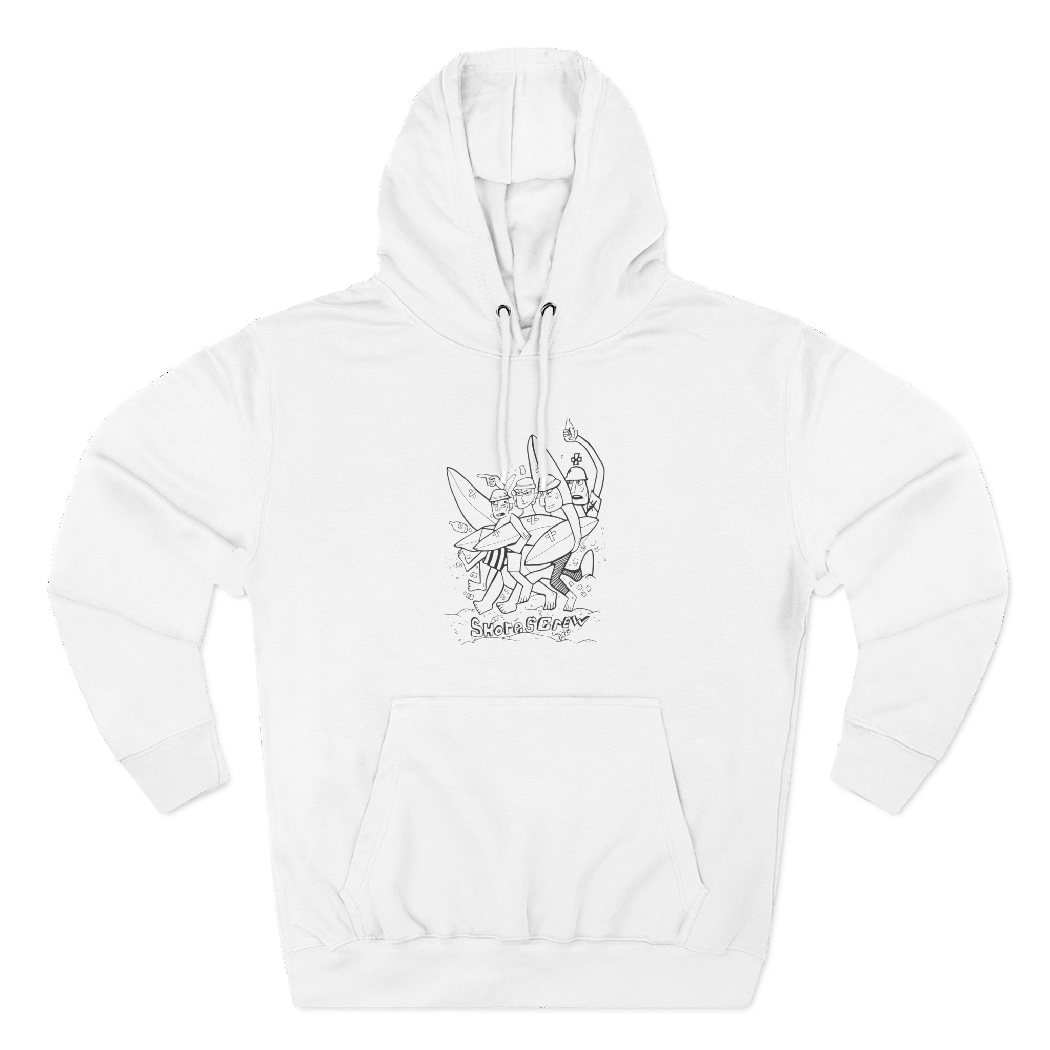 Surf Gang Three-Panel Fleece Hoodie