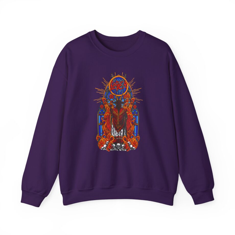 Slayer Goatgod Stained Glass Unisex Heavy Blend™ Crewneck Sweatshirt