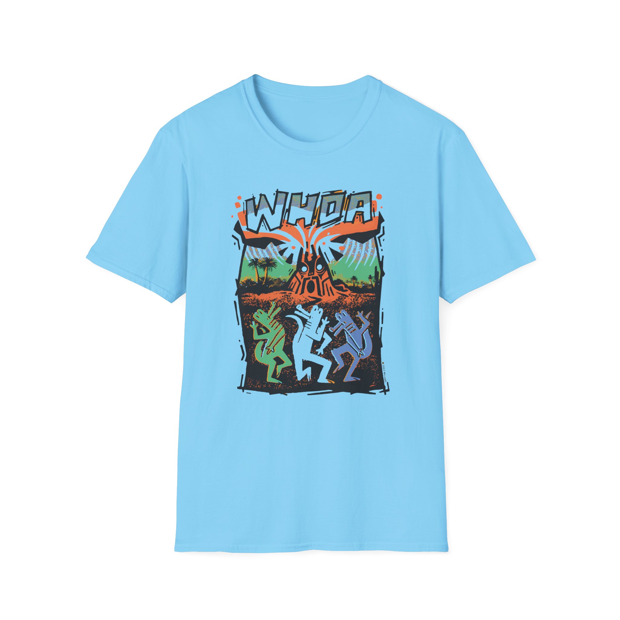 Grounded Max Dino Unisex Softstyle T-Shirt