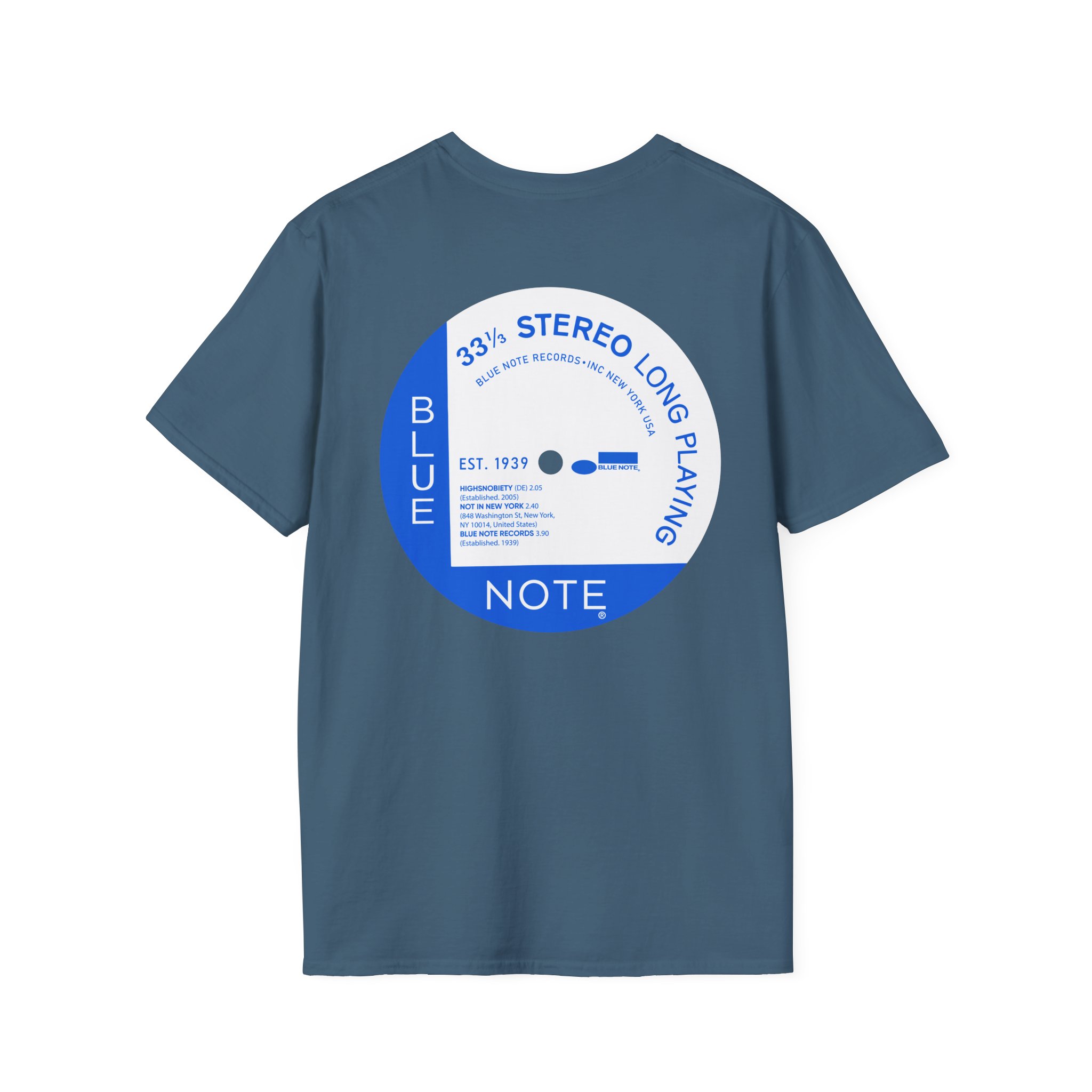 Blue Note X Highsnobiety Anniversary Unisex Softstyle T-Shirt