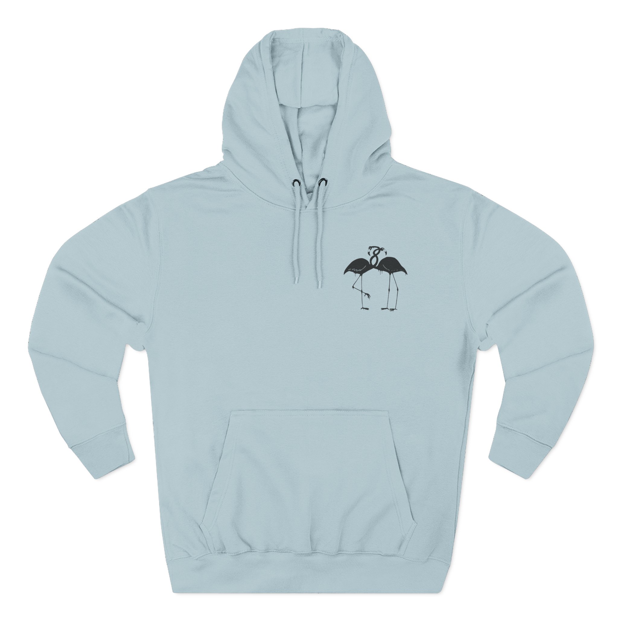 Surf Gang Filthy Flamingo Three-Panel Fleece Hoodie