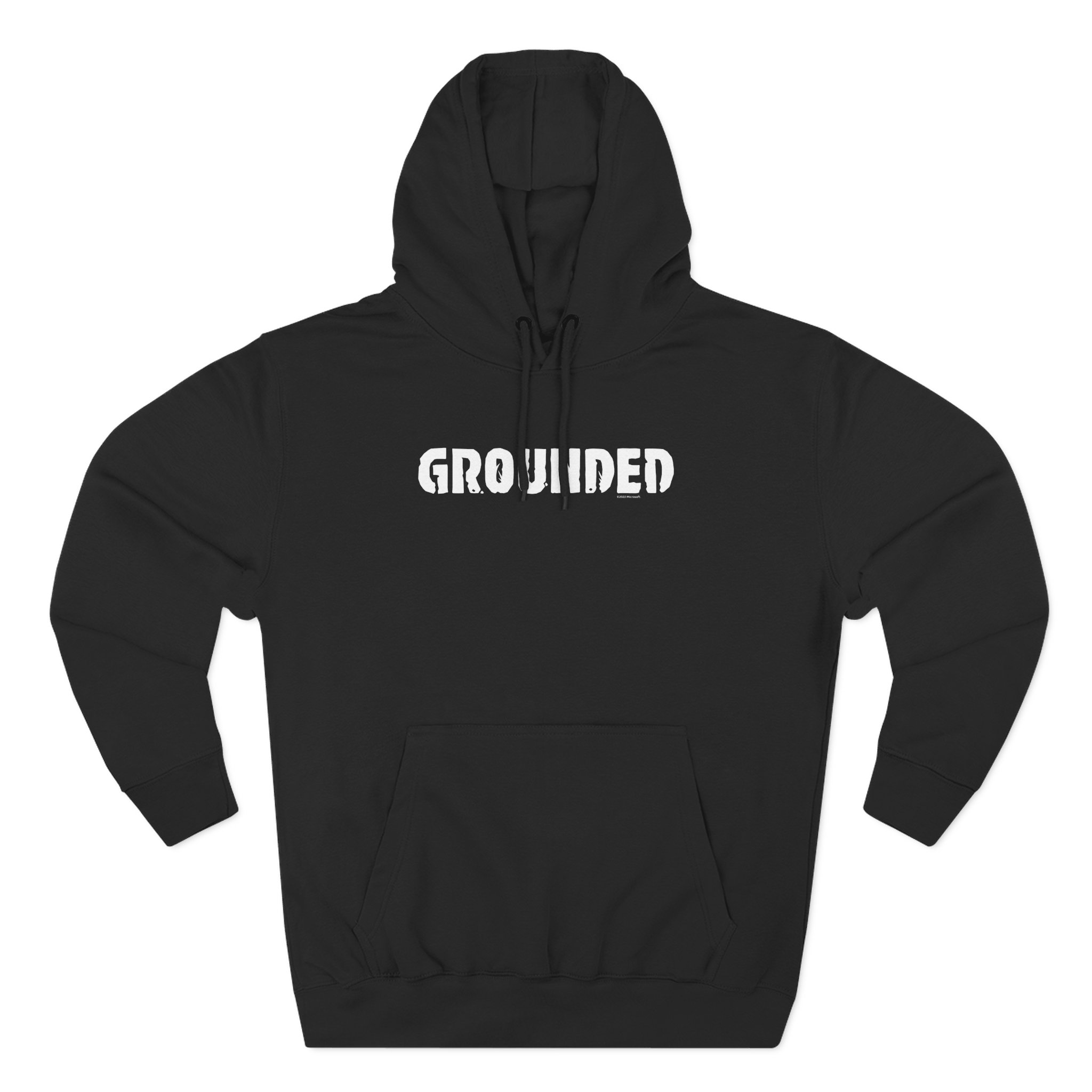 Grounded Logo Three-Panel Fleece Hoodie
