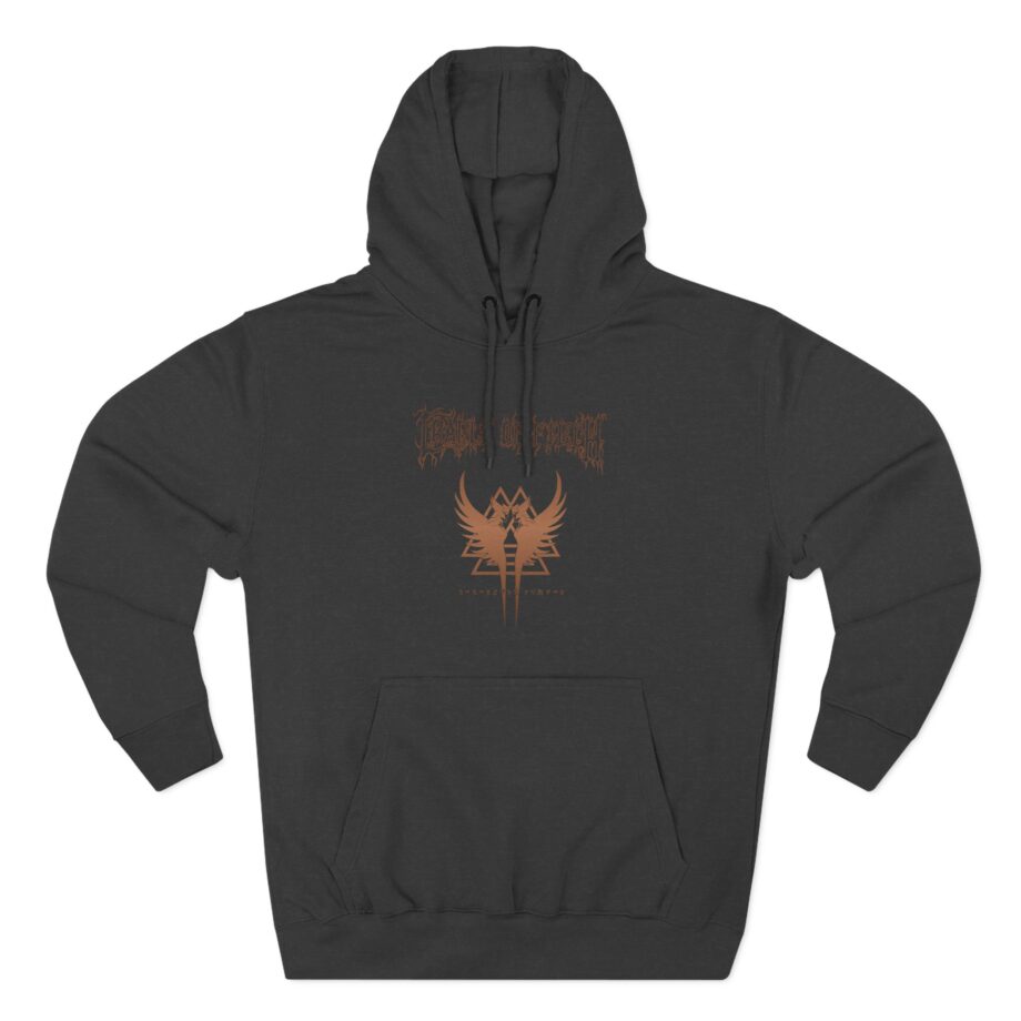 Cradle of Filth Valkyrie Sigil Three-Panel Fleece Hoodie