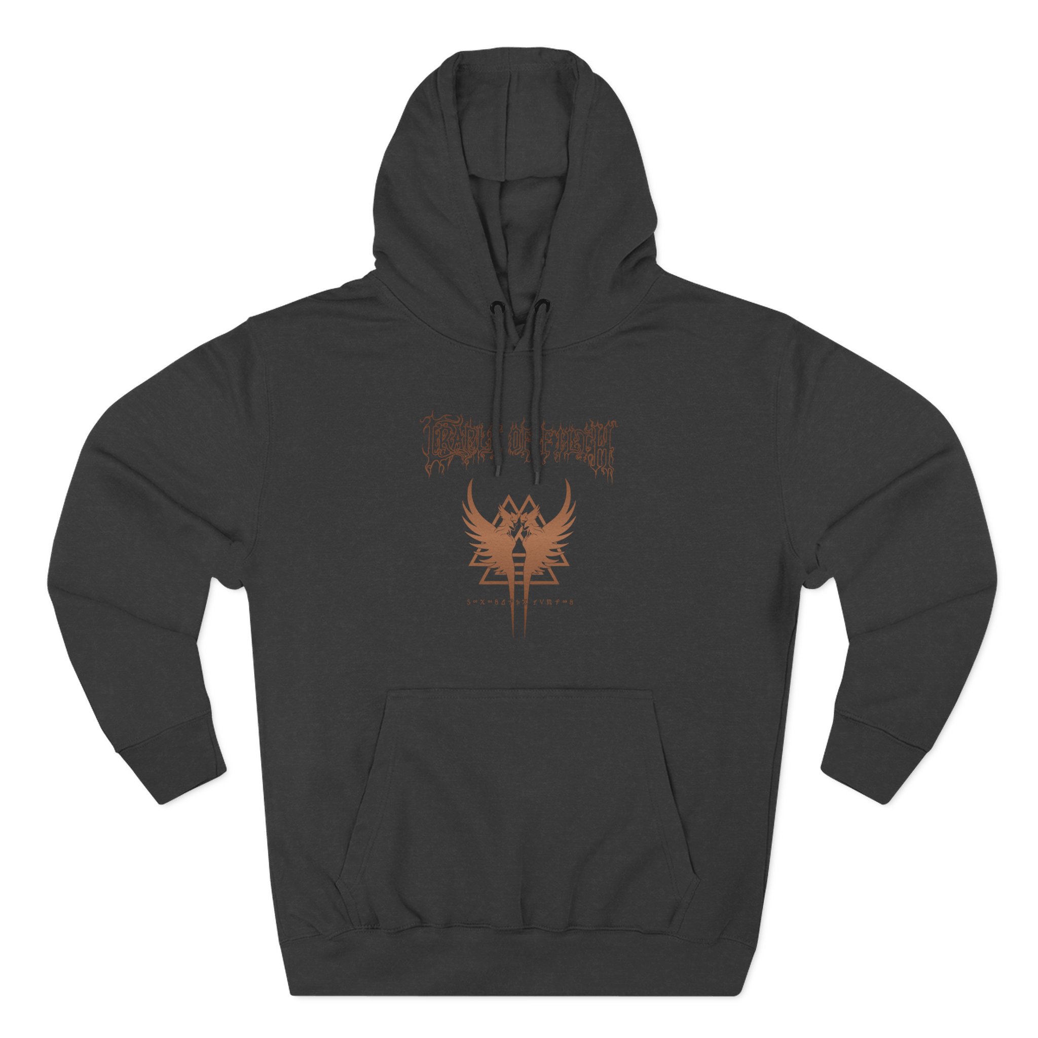 Cradle of Filth Valkyrie Sigil Three-Panel Fleece Hoodie