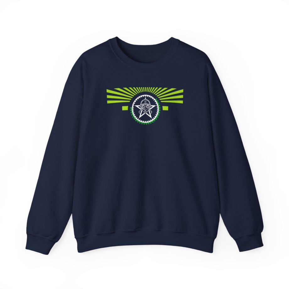 The Sisters of Mercy Green Rays Unisex Heavy Blend™ Crewneck Sweatshirt