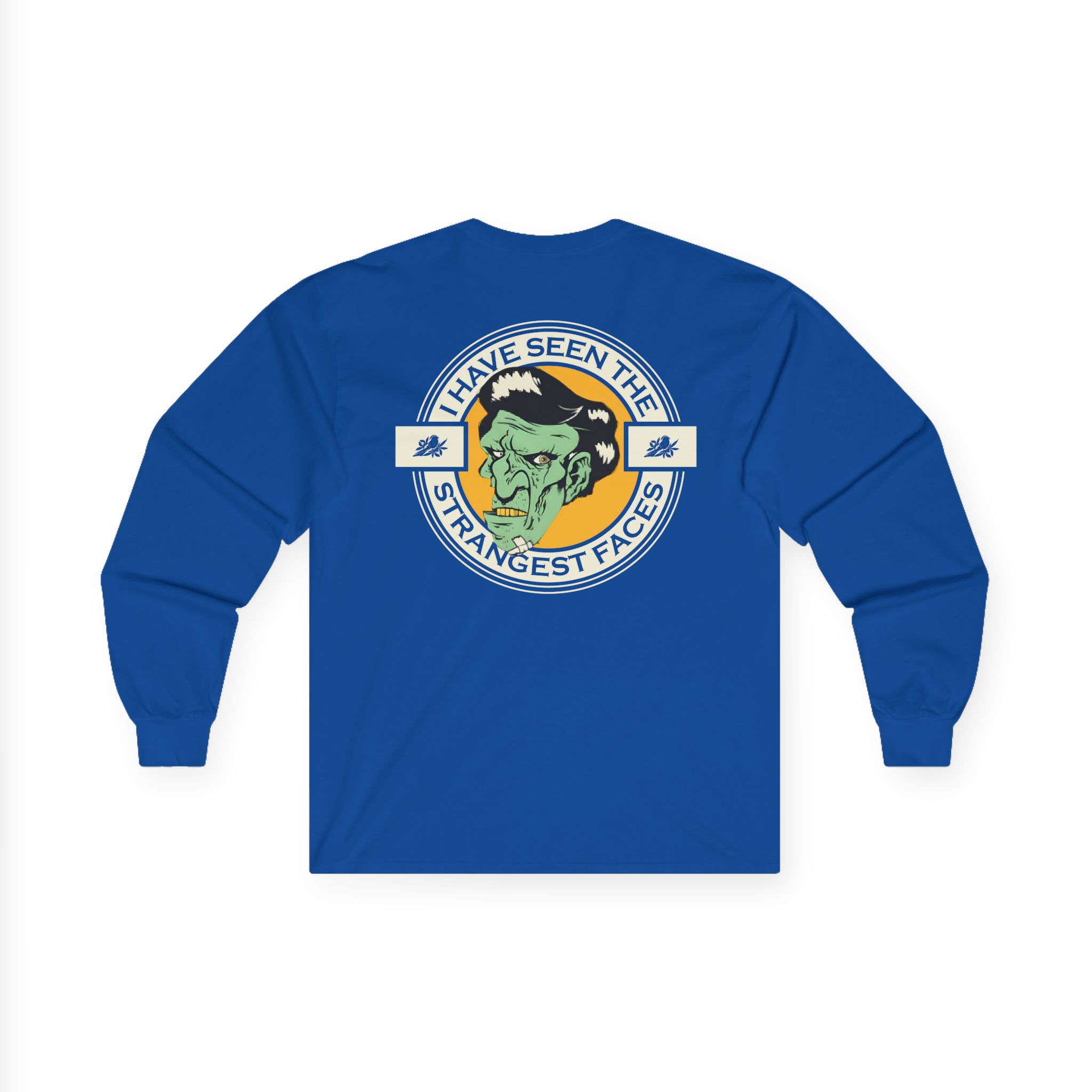 Bayside Strangest Faces Unisex Ultra Cotton Long Sleeve Tee