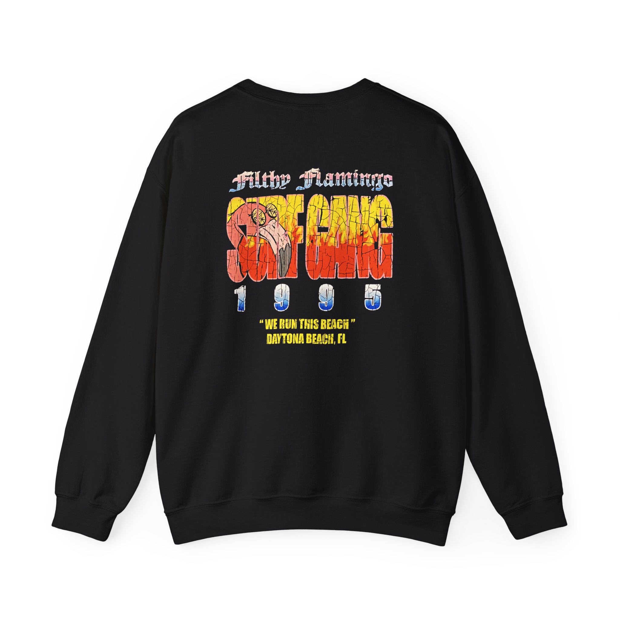 Surf Gang Filthy Flamingo Unisex Heavy Blendâ„¢ Crewneck Sweatshirt