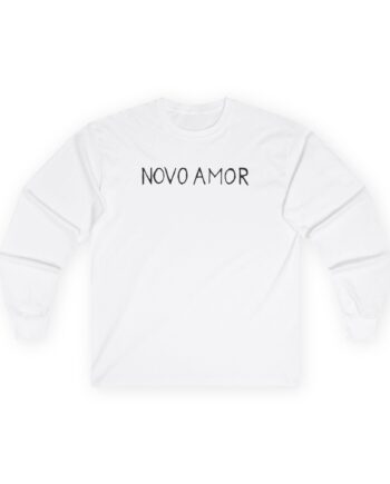 Novo Amor Text Unisex Ultra Cotton Long Sleeve Tee