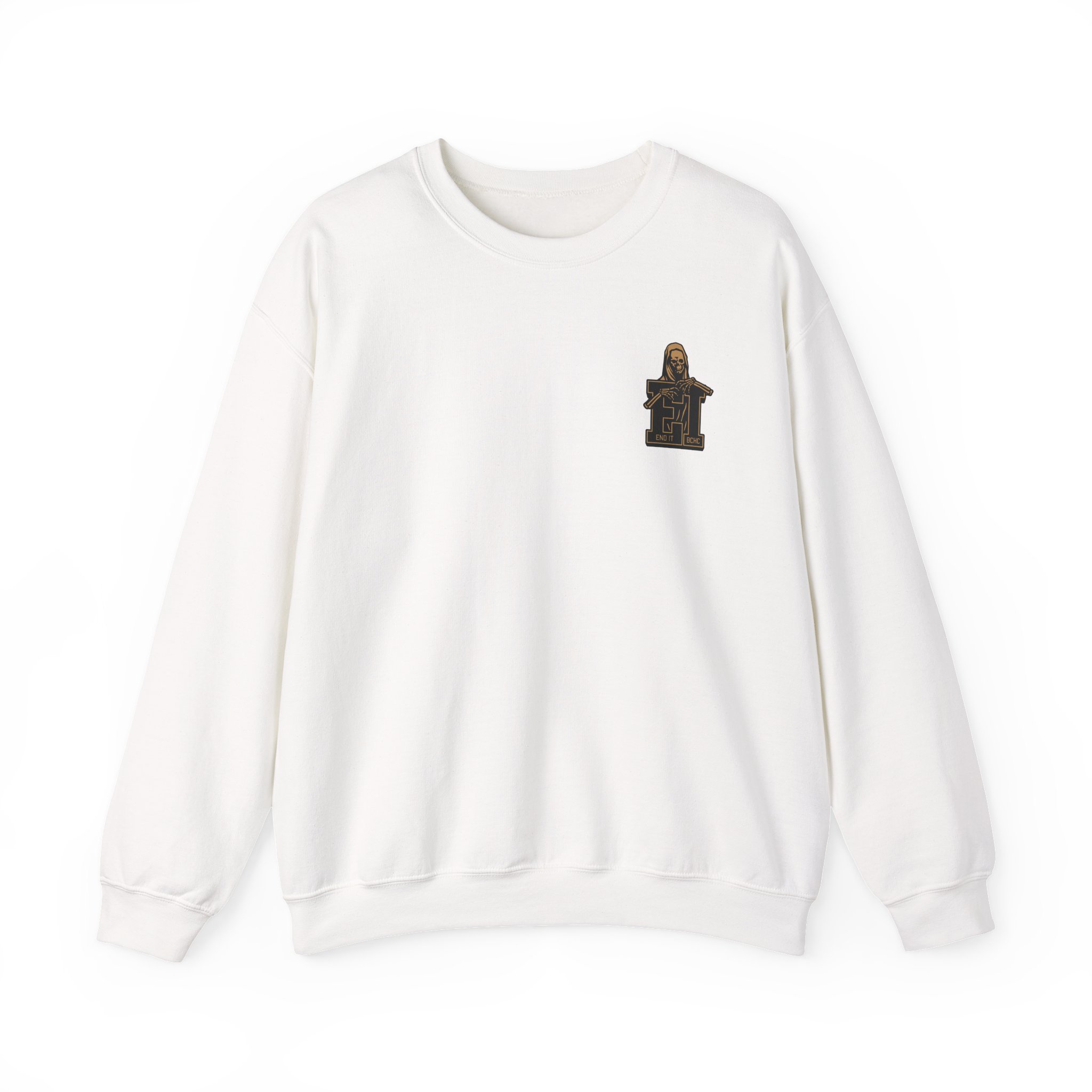 End It Bchc Reaper Emblem Unisex Heavy Blendâ„¢ Crewneck Sweatshirt