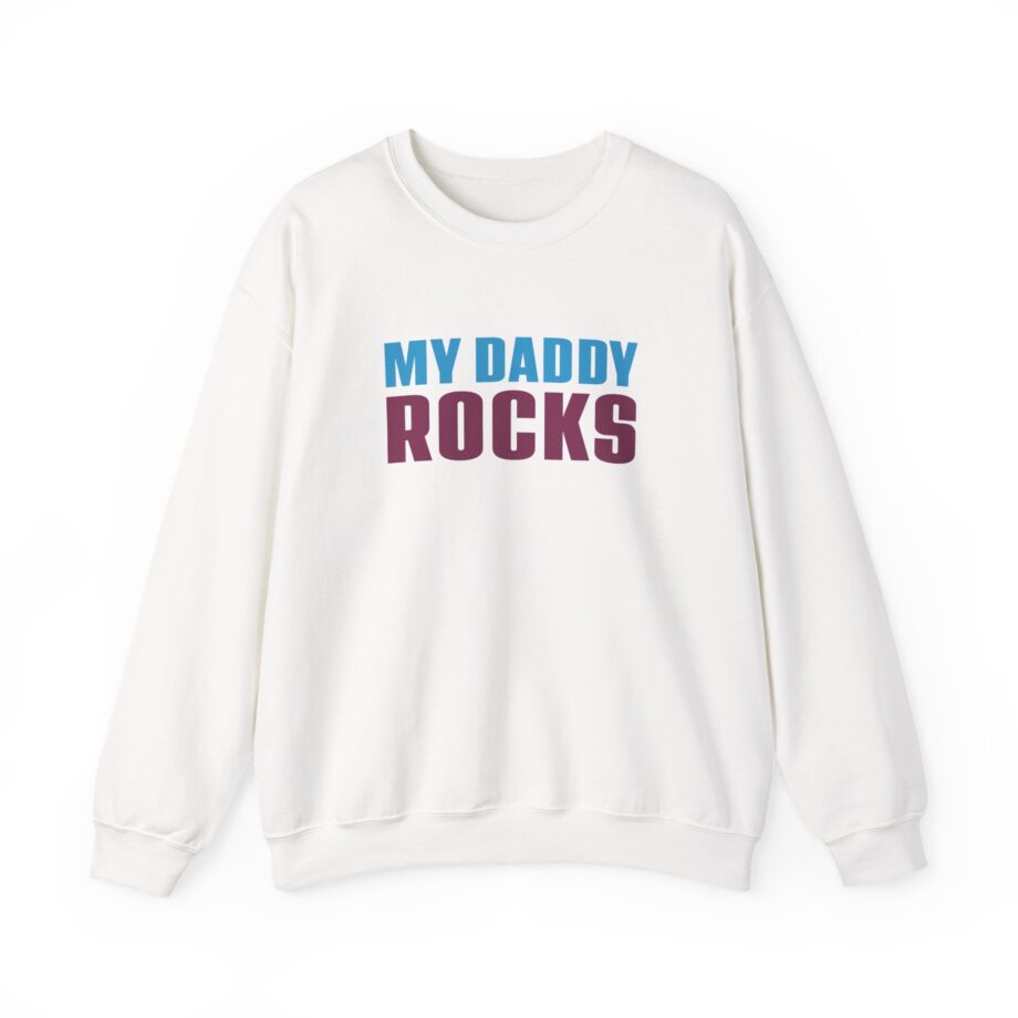 JLS My Daddy Rocks Unisex Heavy Blend™ Crewneck Sweatshirt