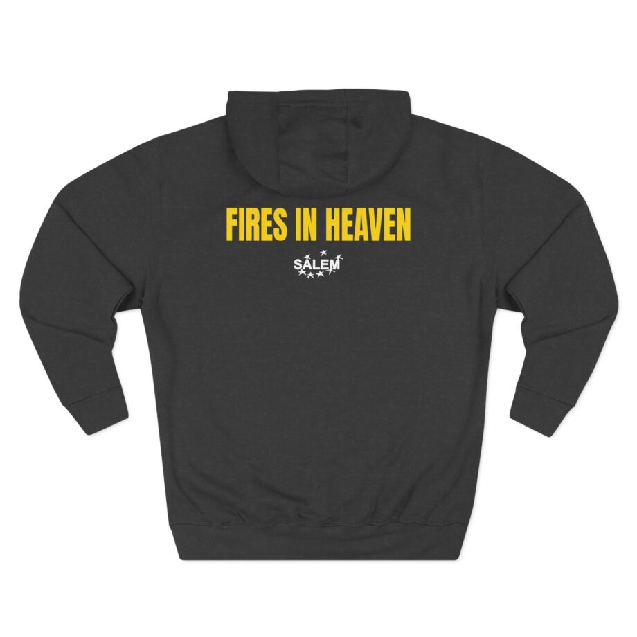 Salem Fires in Heaven Three-Panel Fleece Hoodie