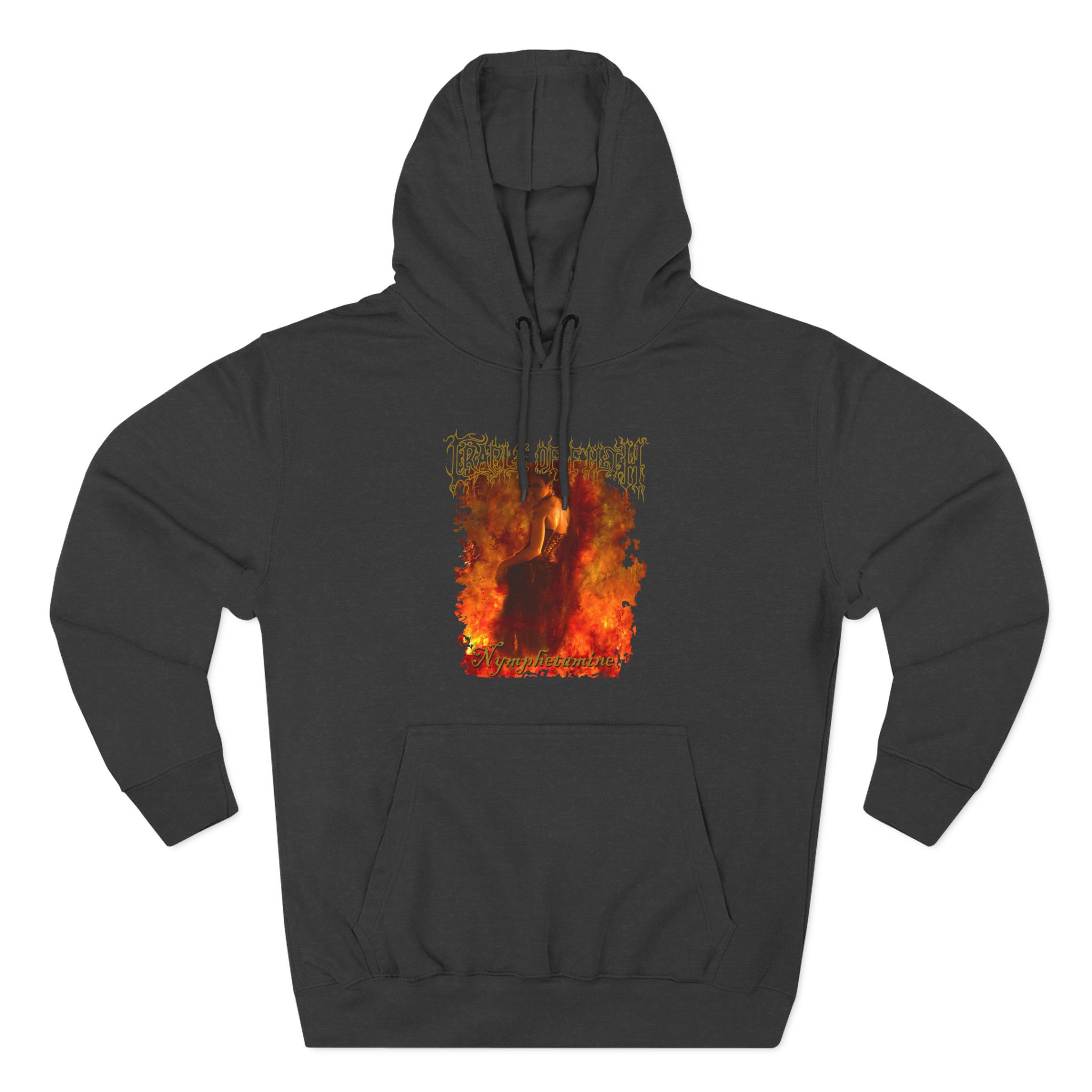 Cradle of Filth Nymphetamine Album Three-Panel Fleece Hoodie