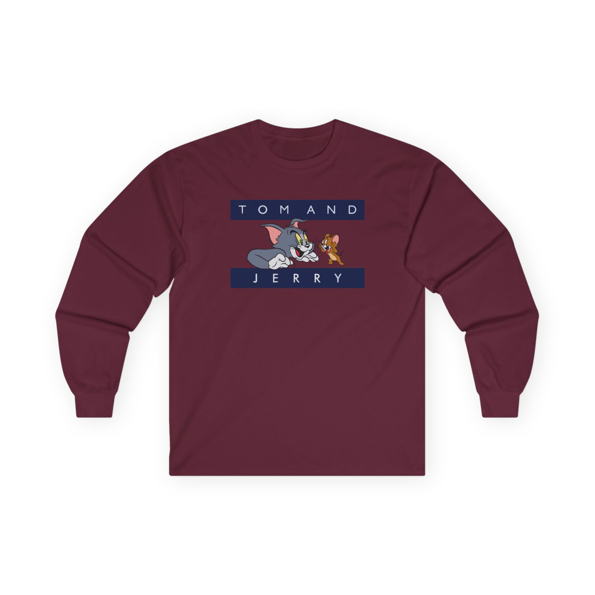 Fede Vigevani Tom and Jerry Unisex Ultra Cotton Long Sleeve Tee