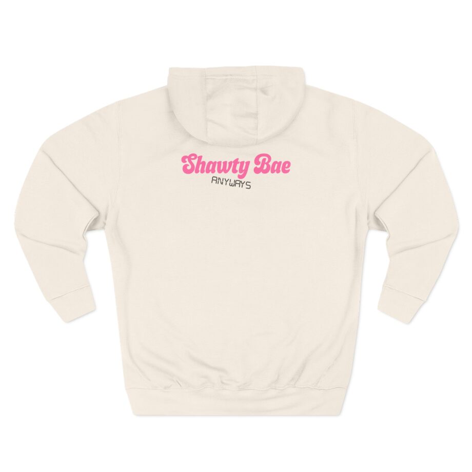Shawty Bae Shawty Hotline Three-Panel Fleece Hoodie