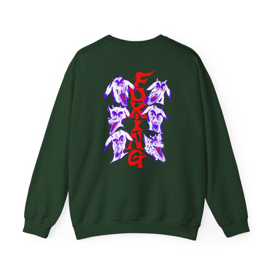 Foxing Devil Dogs Unisex Heavy Blend™ Crewneck Sweatshirt