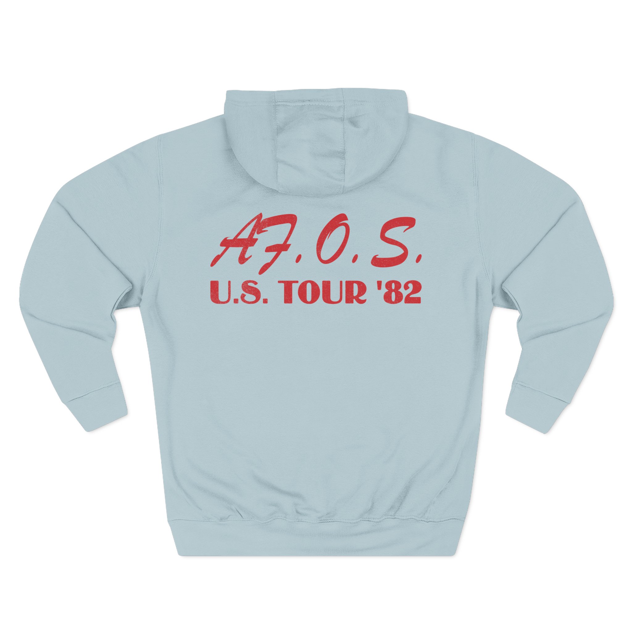 A Flock of Seagulls Us 1982 Tour Three-Panel Fleece Hoodie