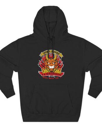 White Zombie Devil Music Three-Panel Fleece Hoodie