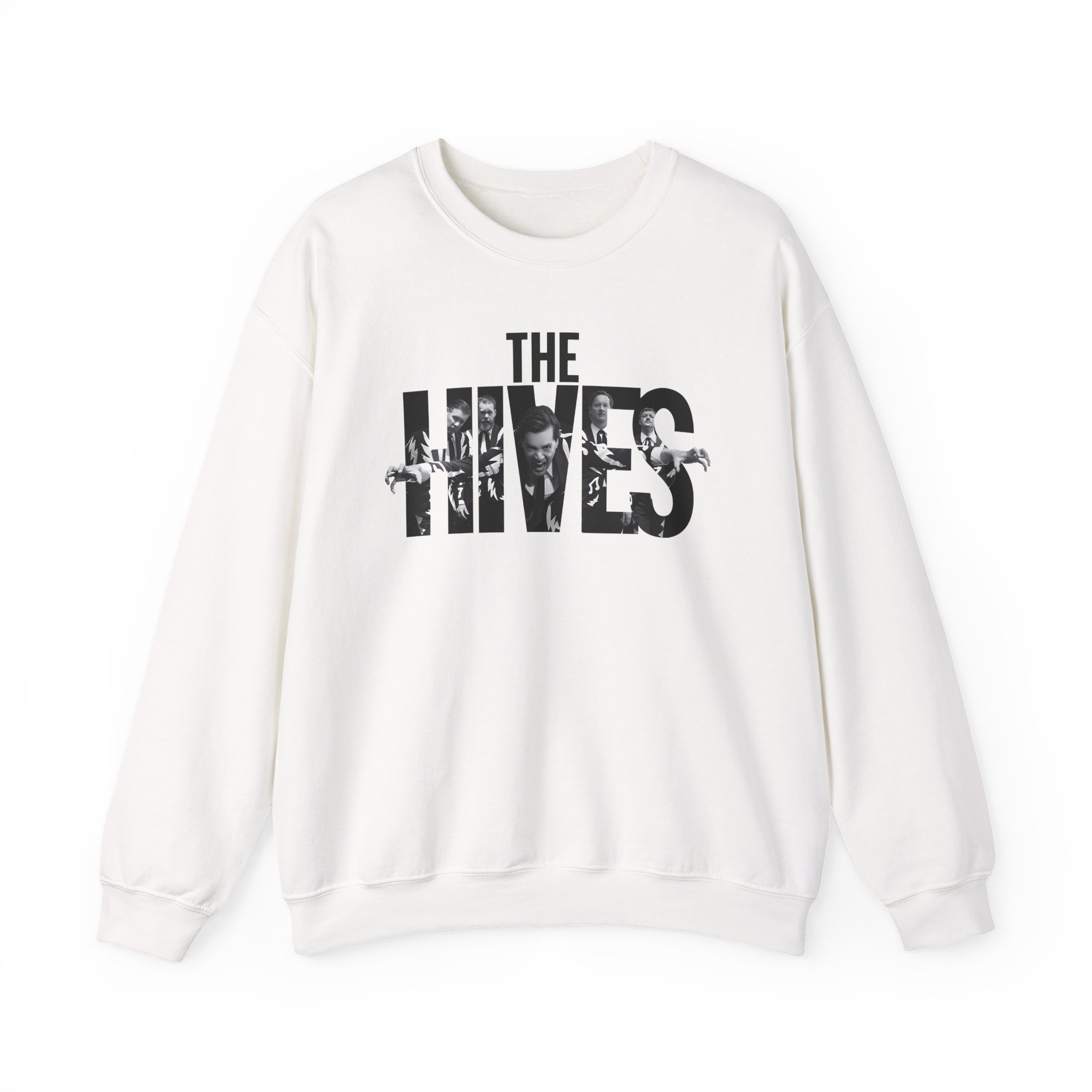 The Hives Logo Photo Infill Unisex Heavy Blendâ„¢ Crewneck Sweatshirt