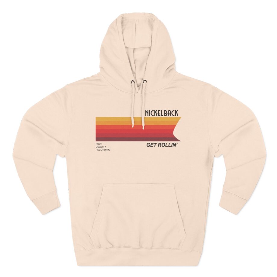 Nickelback Vhs Vintage Three-Panel Fleece Hoodie