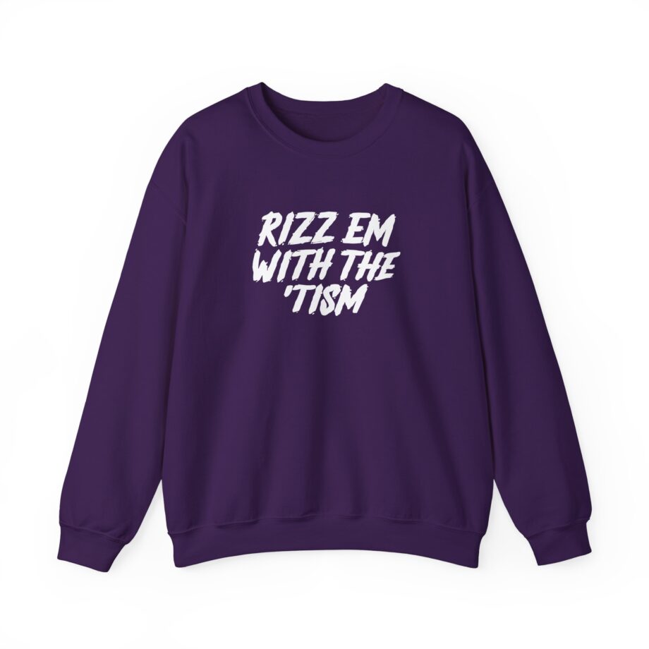 Ryan Windridge Rizz Em With the Tism Unisex Heavy Blend™ Crewneck Sweatshirt