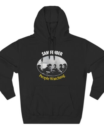 Sam Fender People Watching Three-Panel Fleece Hoodie