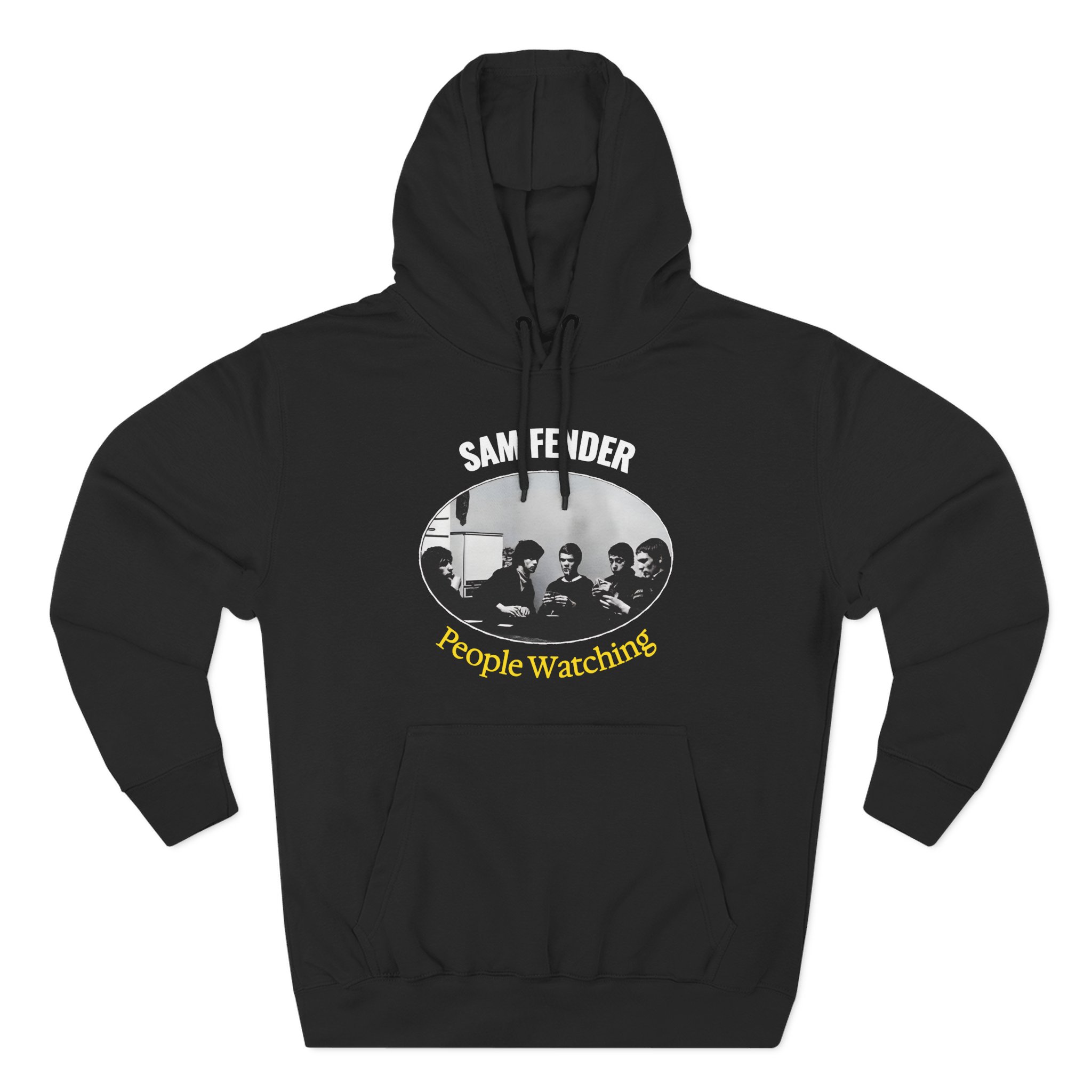 Sam Fender People Watching Three-Panel Fleece Hoodie