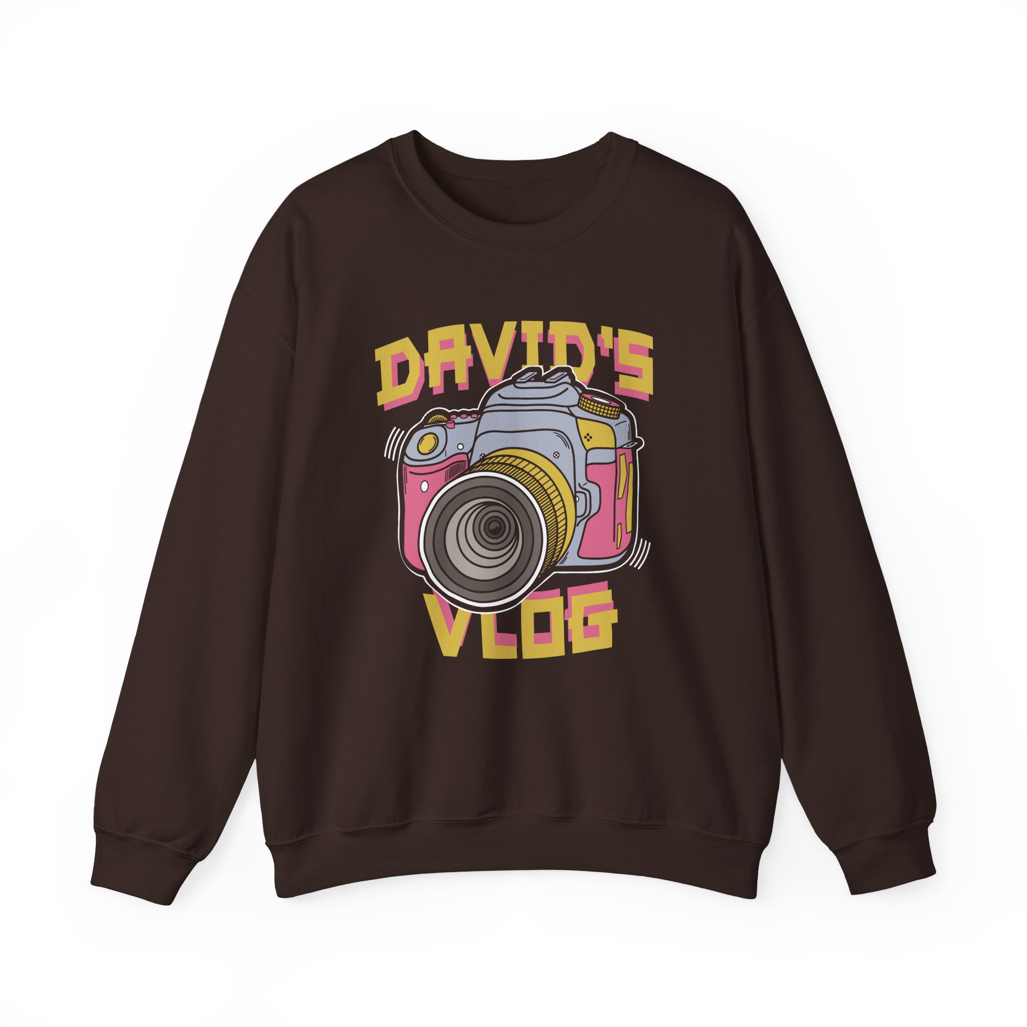 David Dobrik  David's Vlog Unisex Heavy Blendâ„¢ Crewneck Sweatshirt