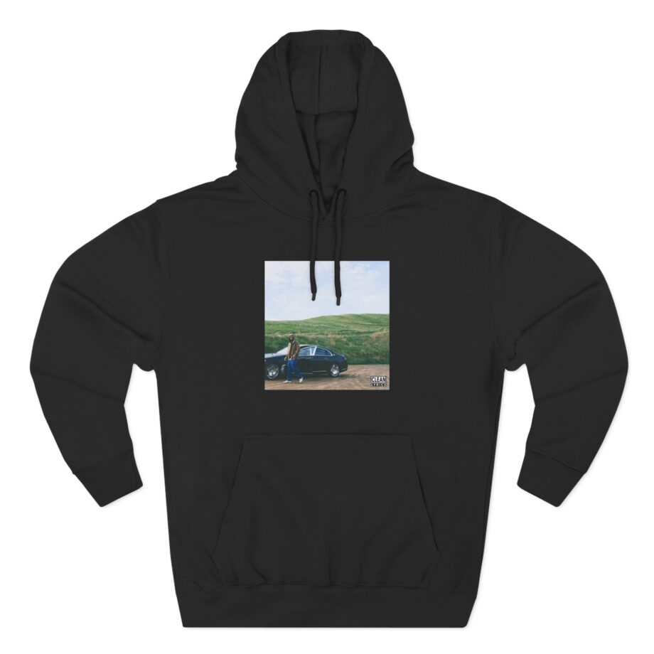 Larry June Difm Album Three-Panel Fleece Hoodie