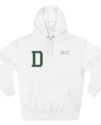 Doechii D Cardigan Three-Panel Fleece Hoodie