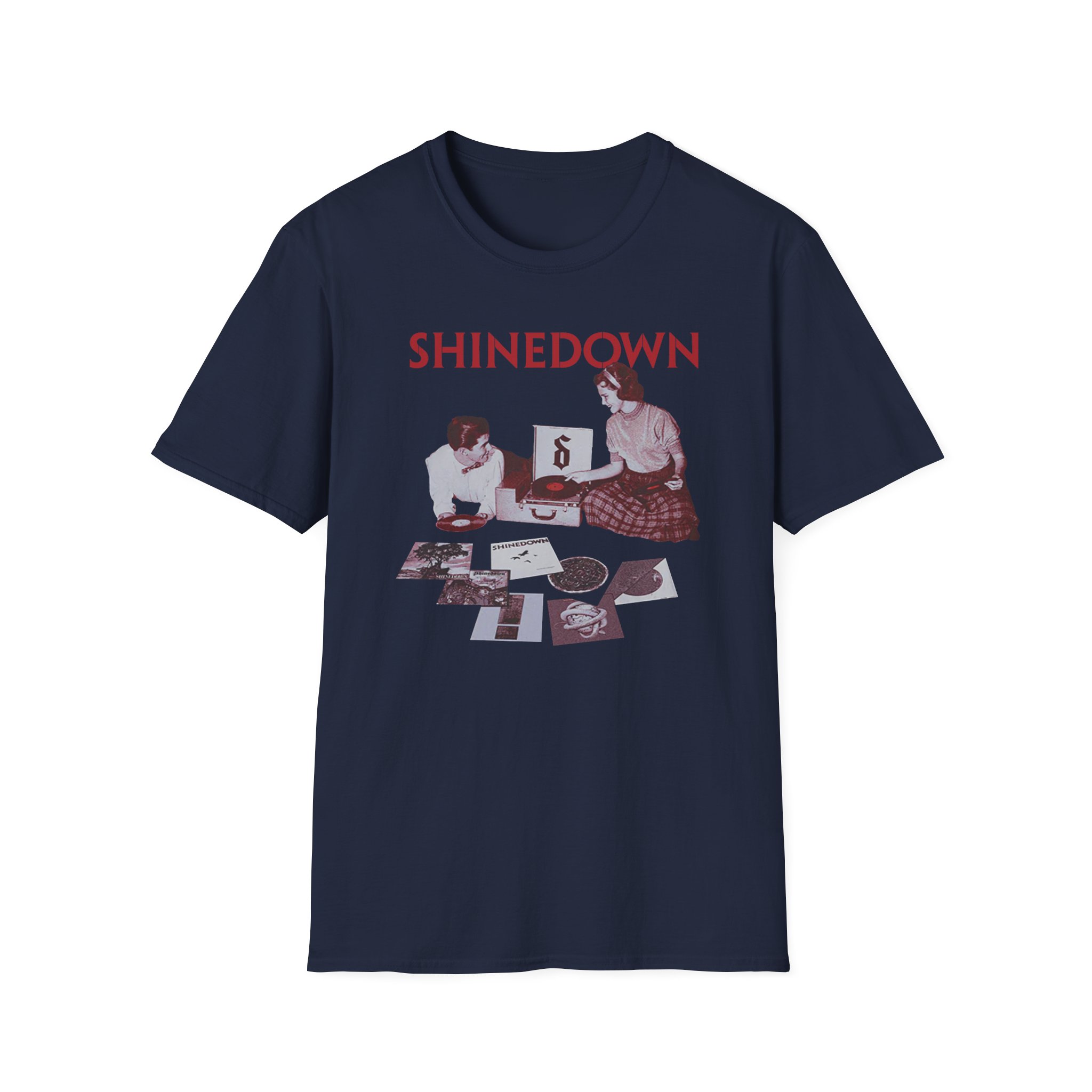 Shinedown Discography Unisex Softstyle T-Shirt