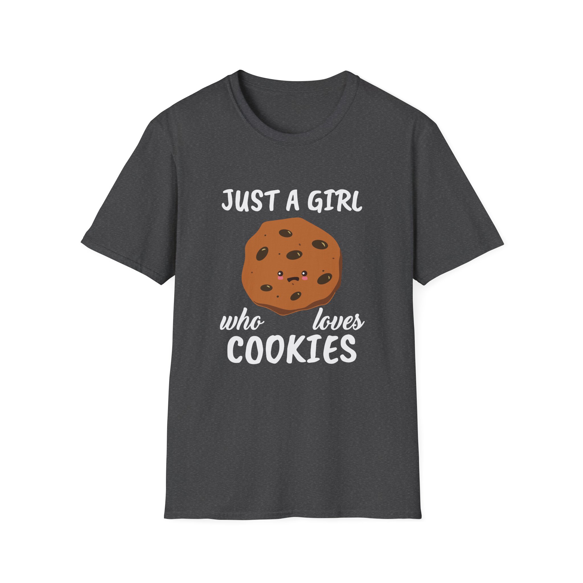 Cookieswirlc Just a Girl Who Loves Cookies Unisex Softstyle T-Shirt