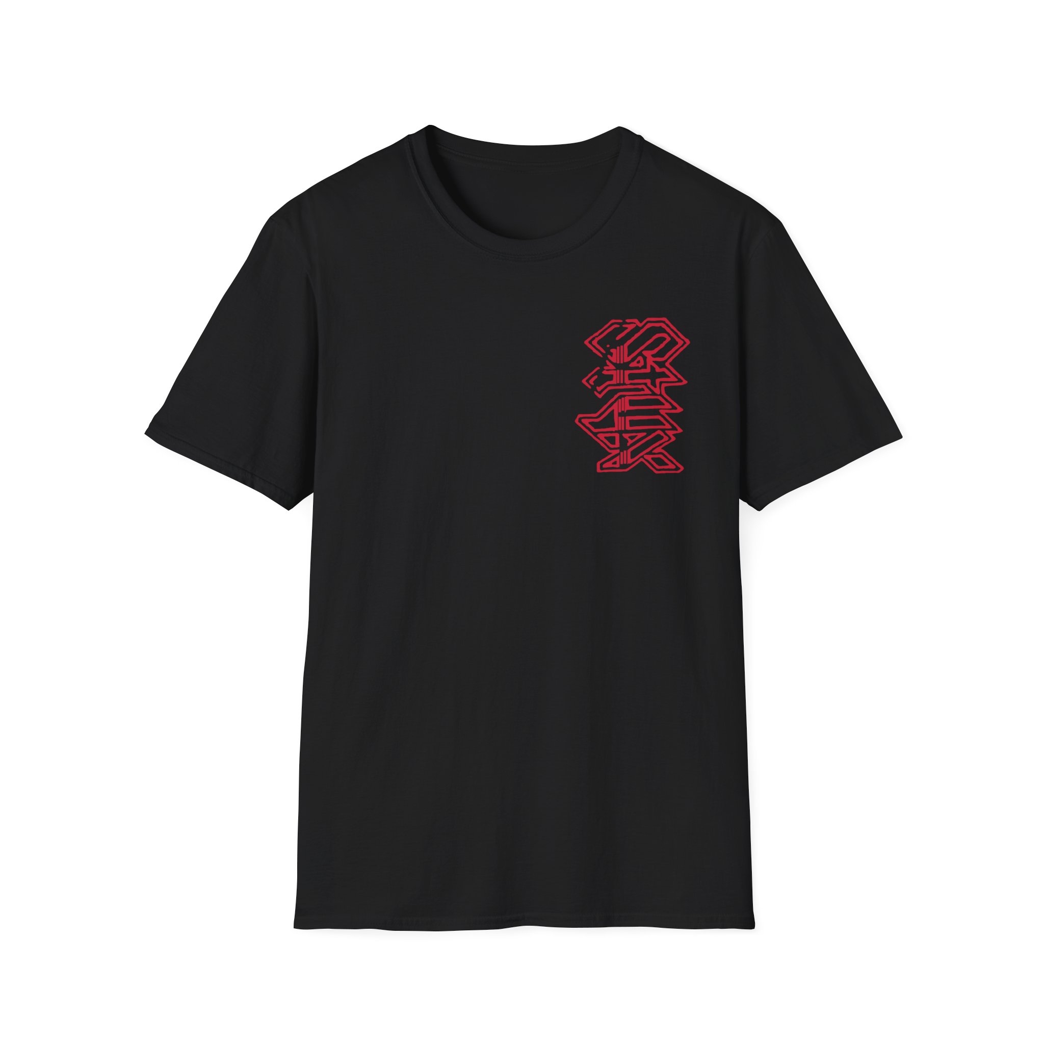 Styx Embroidered Logo Unisex Softstyle T-Shirt