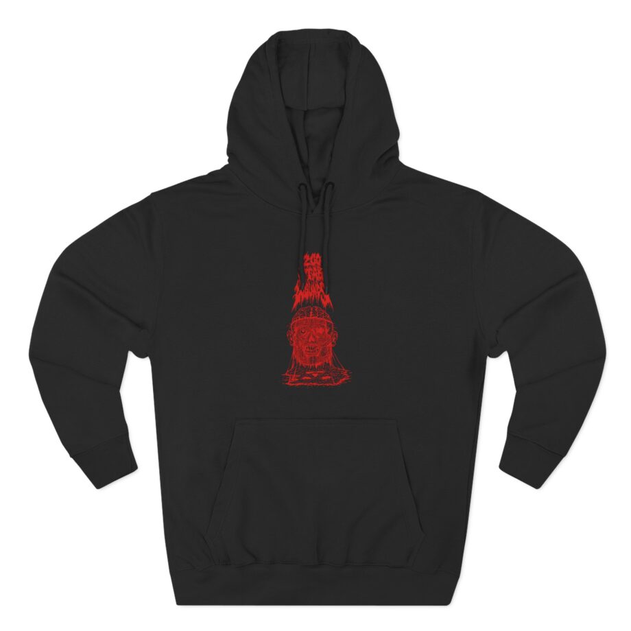 200 Stab Wounds Skin Milk Three-Panel Fleece Hoodie