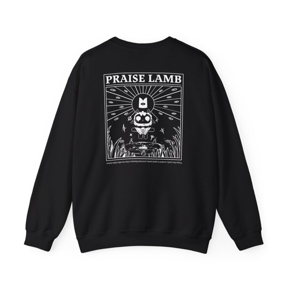 Cult of the Lamb Praise Lamb Unisex Heavy Blend™ Crewneck Sweatshirt