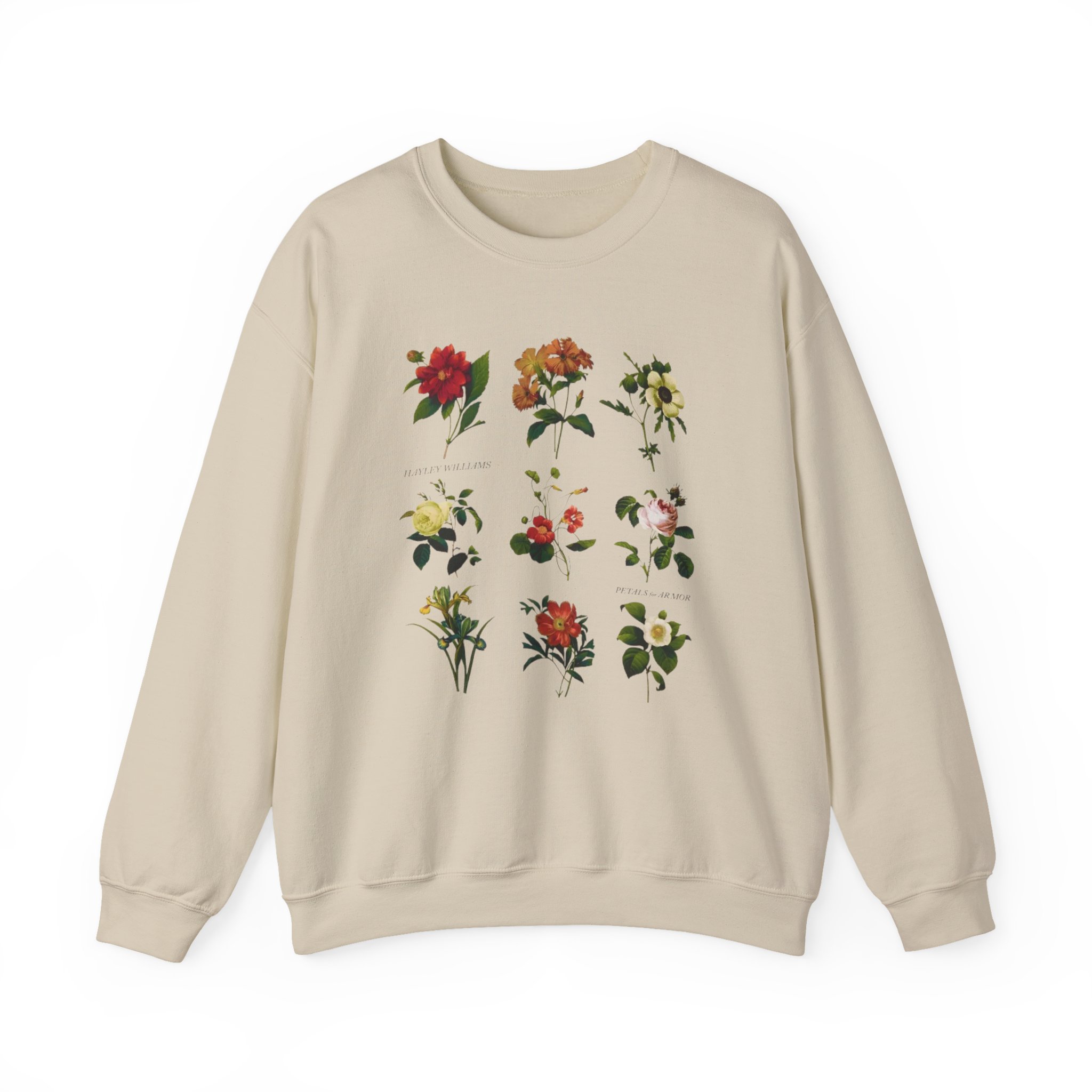 Hayley Williams Petals for Armor Floral Girls Unisex Heavy Blendâ„¢ Crewneck Sweatshirt